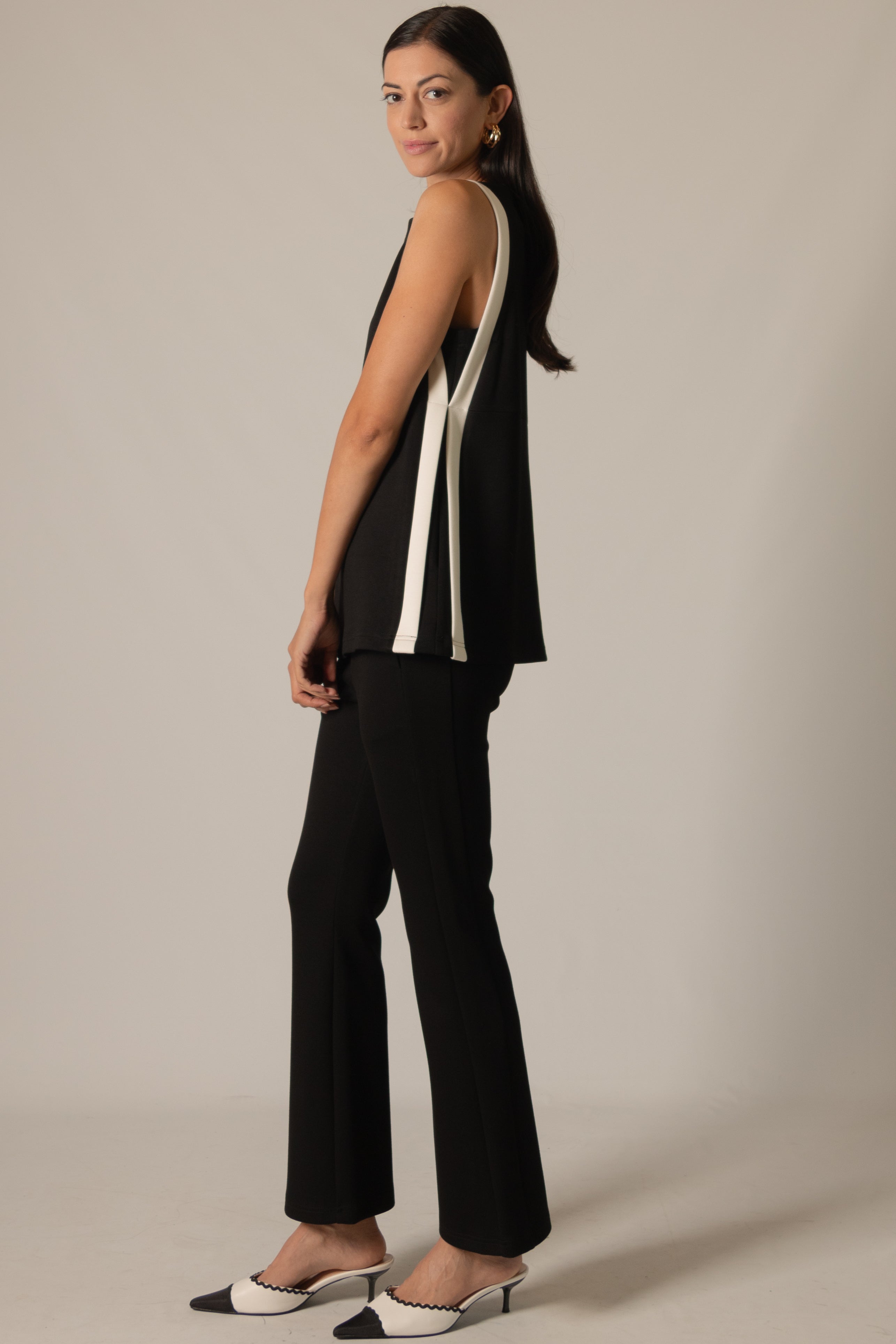Cara Contrast Border Top – P.CILL