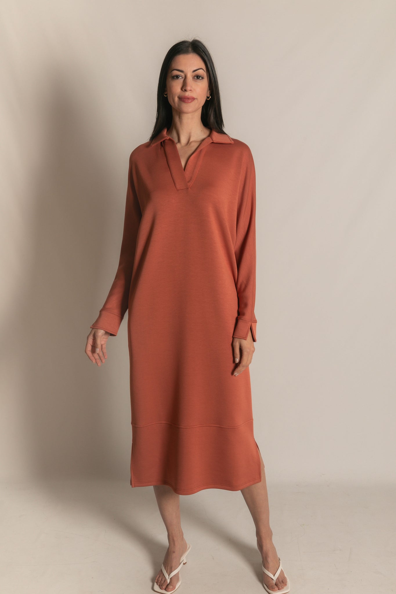 connie midi dress Connie Midi Dress - Brown