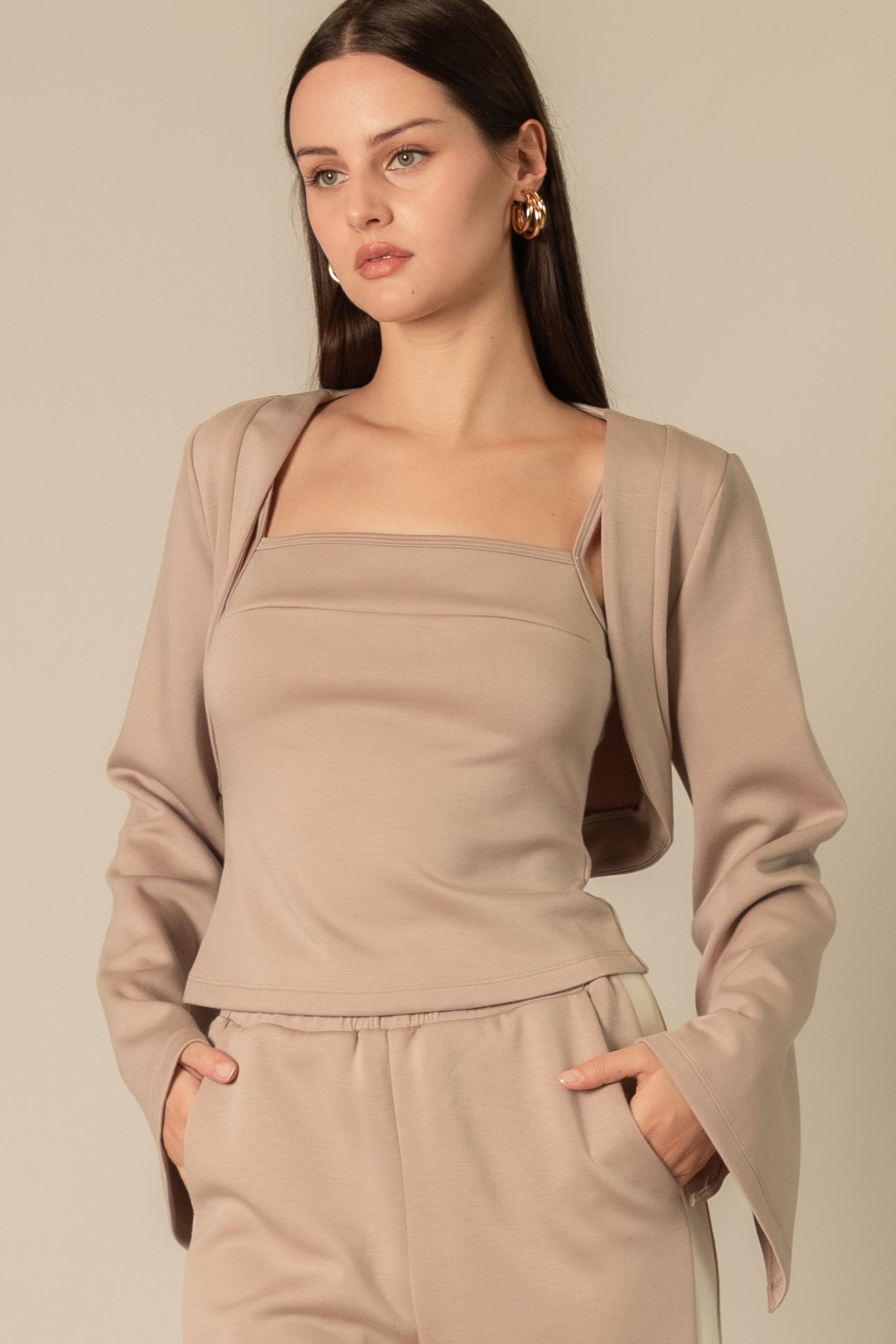 Leo Cropped Bolero Cardigan – P.CILL