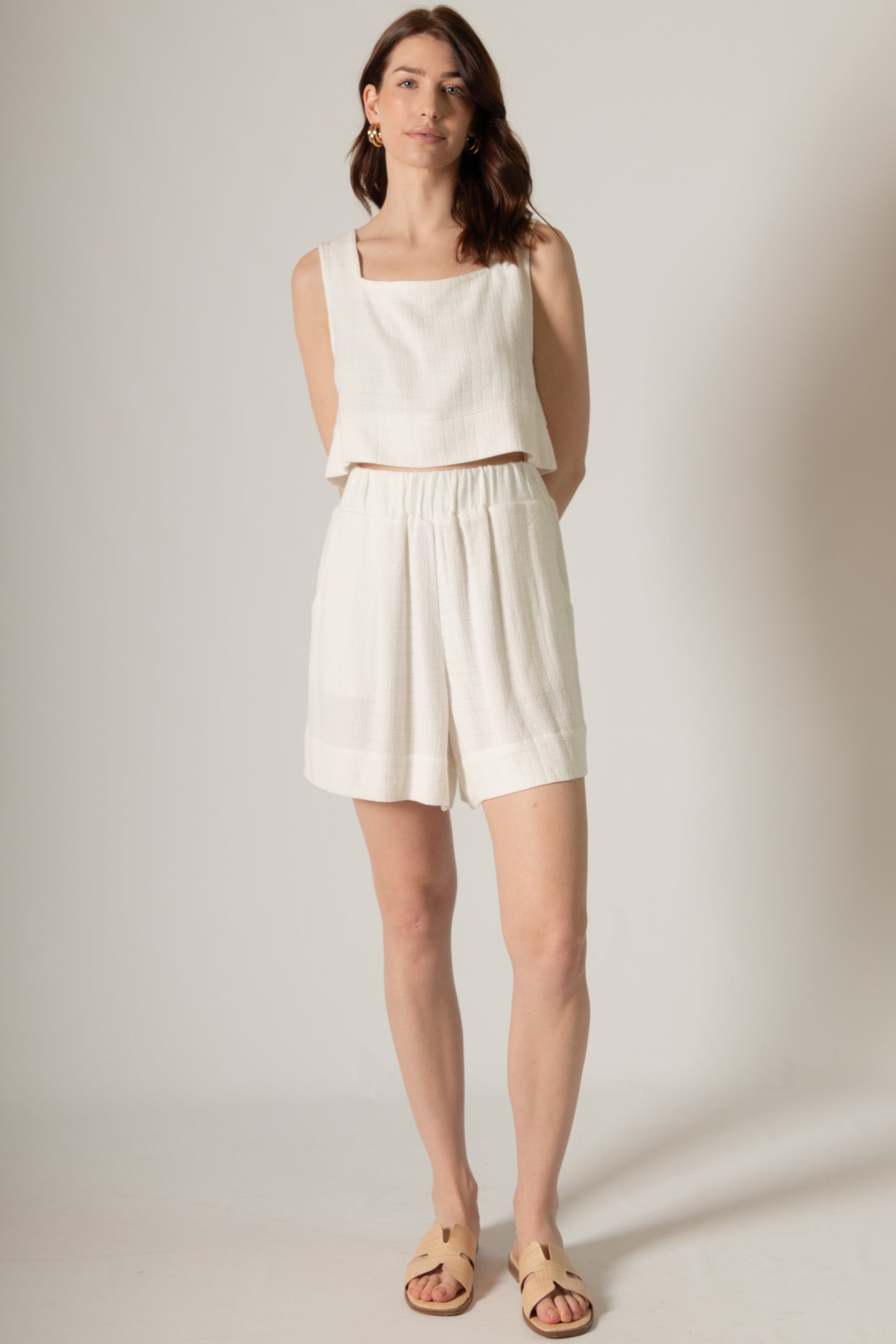 Tasi High-Waisted Shorts