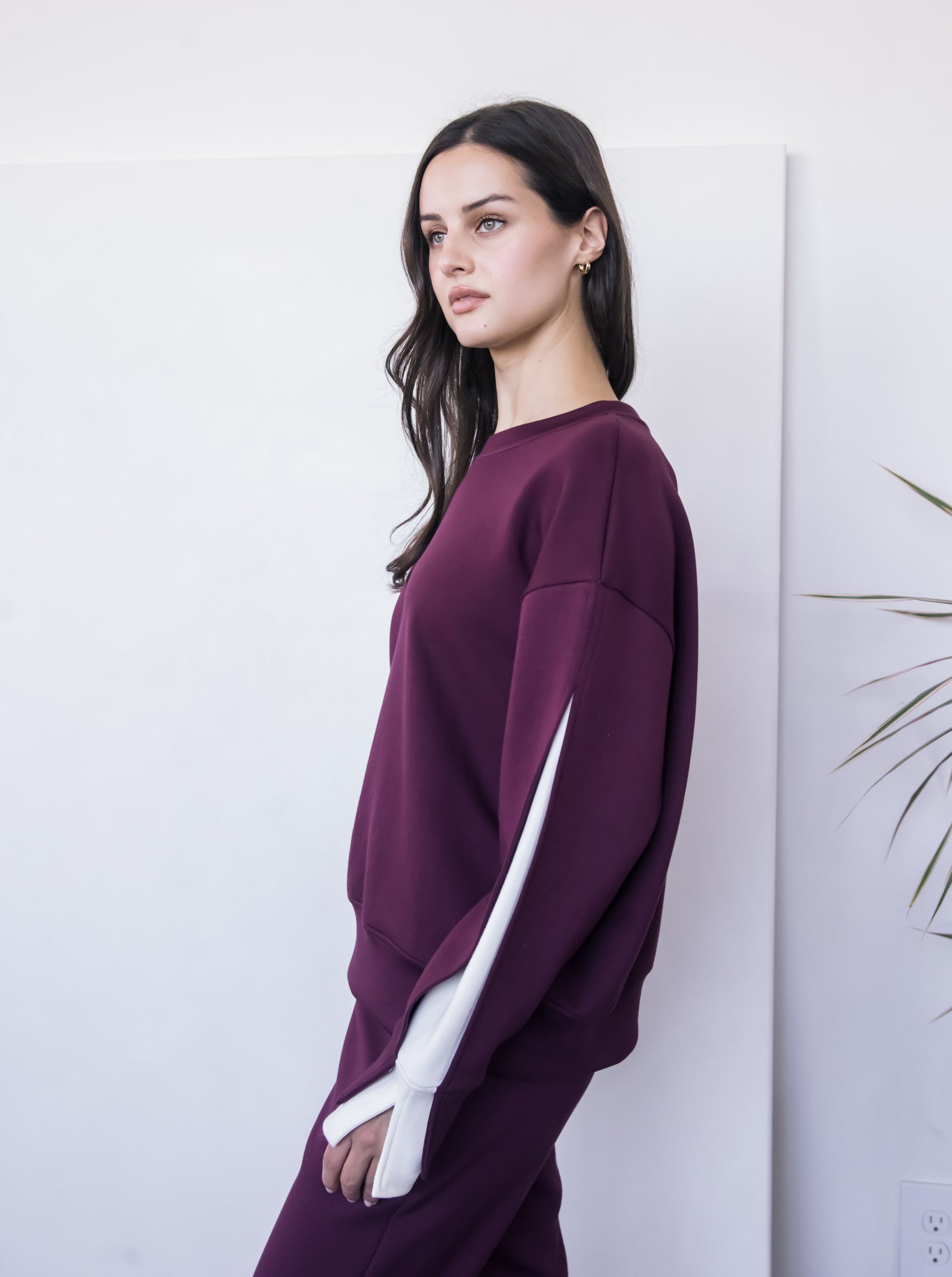 Layered Sleeves Example Details: - Butter Modal™ fabrication - Color layered sleeves - Long ...