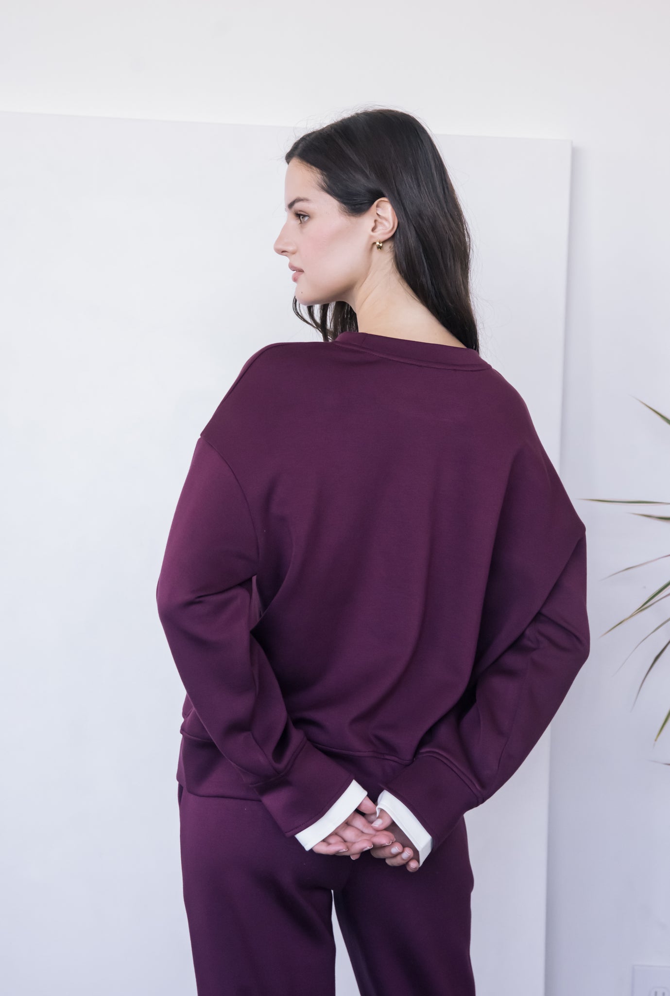 Layered Sleeves Example Details: - Butter Modal™ fabrication - Color layered sleeves - Long ...