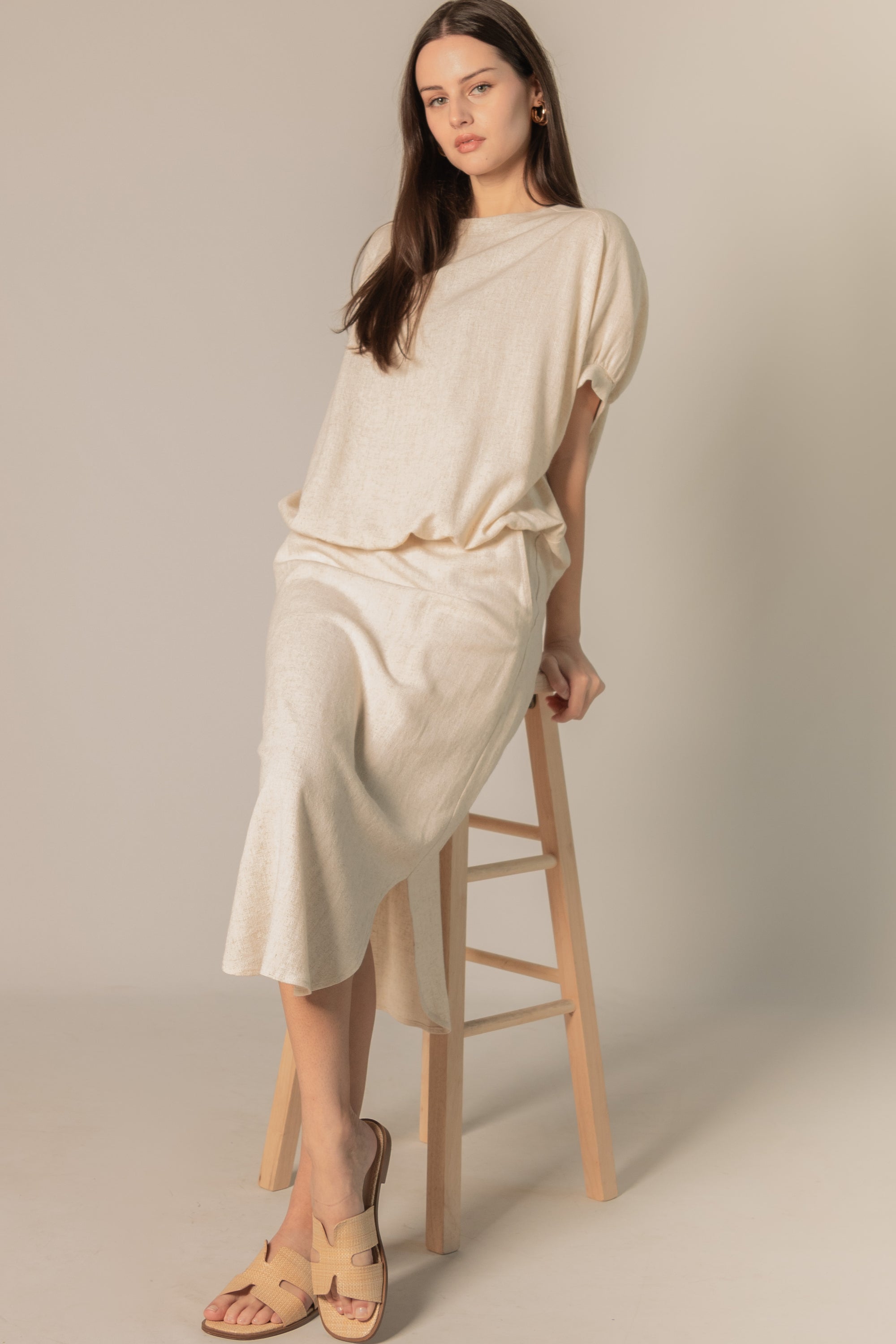 Nori Linen Top
